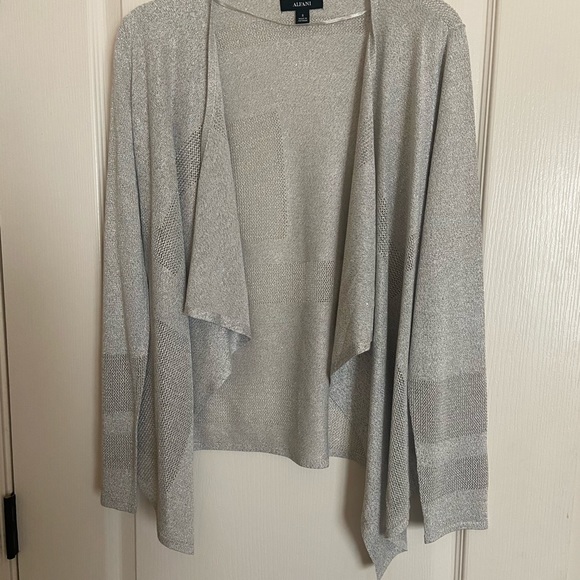 Alfani Silver Sweater - Picture 1 of 4